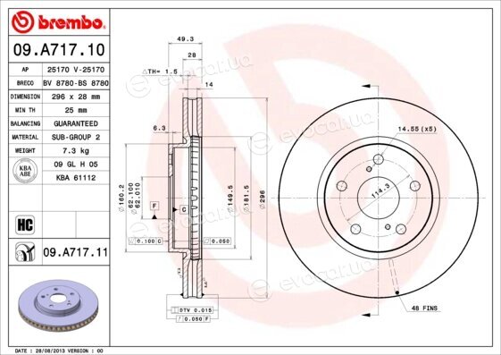 Brembo 09.A717.11