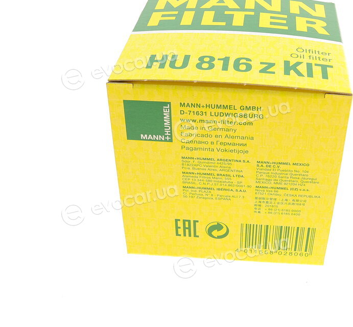 Mann HU 816 z KIT