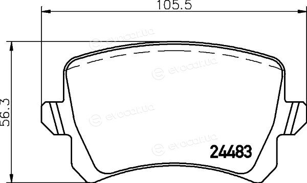 Hella Pagid 8DB 355 025-331