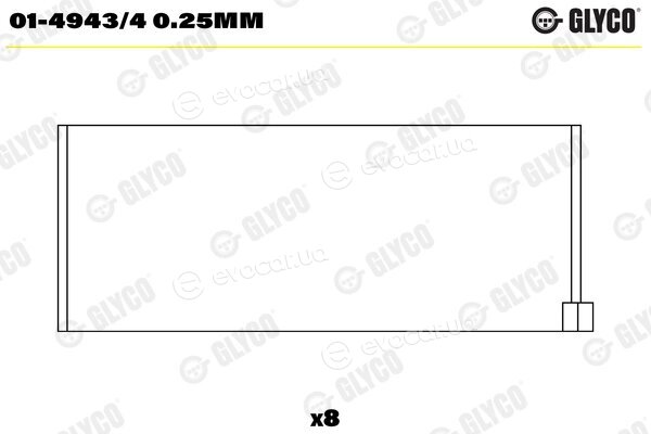 Glyco 01-4943/4 0.25MM