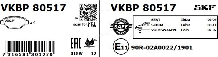 SKF VKBP 80517