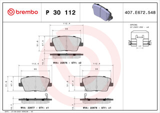 Brembo P30 112