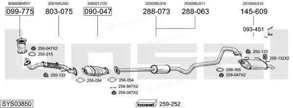 Bosal SYS03850