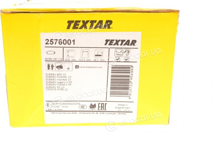 Textar 2576001