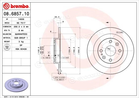 Brembo 08.6857.10