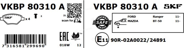 SKF VKBP 80310 A