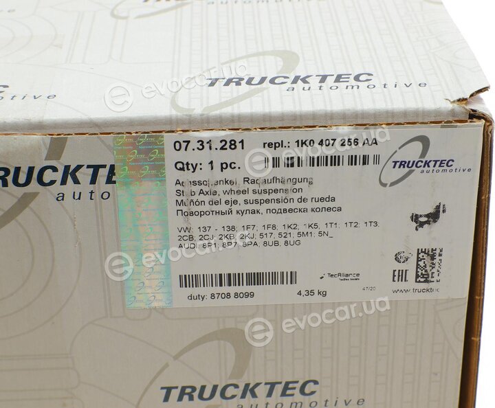 Trucktec 07.31.281