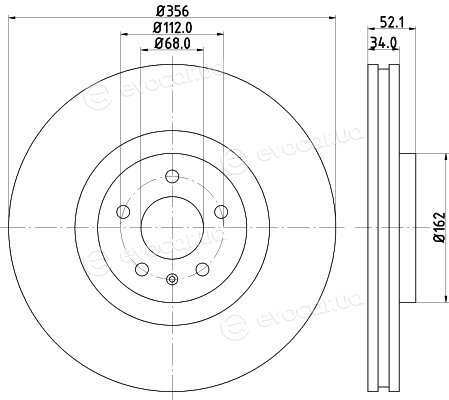 Hella Pagid 8DD 355 129-371