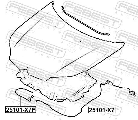 Febest 25101-X7F