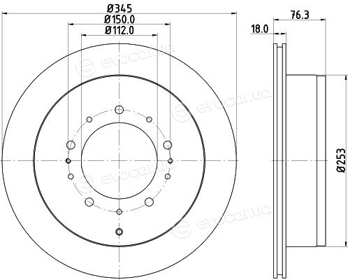 Hella Pagid 8DD 355 116-331