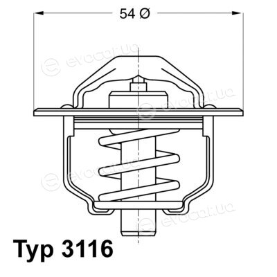 Wahler / BorgWarner 3116.82D