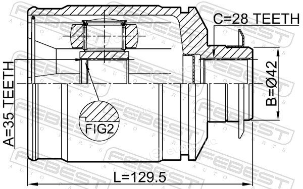 Febest 1211-CMRH