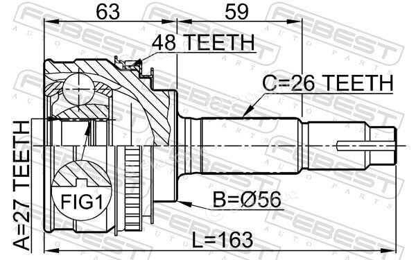 Febest 0110-018A48