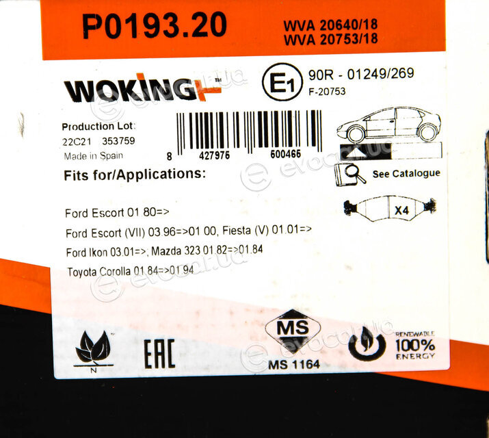 Woking P0193.20