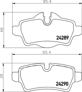 Hella Pagid 8DB 355 031-791