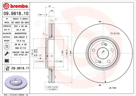 Brembo 09.9818.10