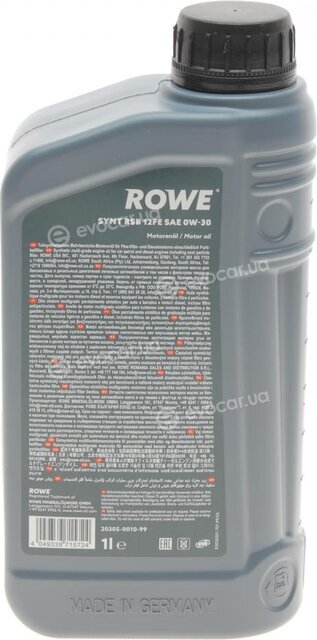 Rowe 20305-0010-99