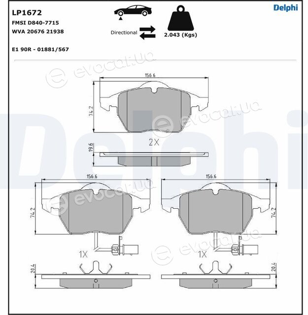 Delphi LP1672