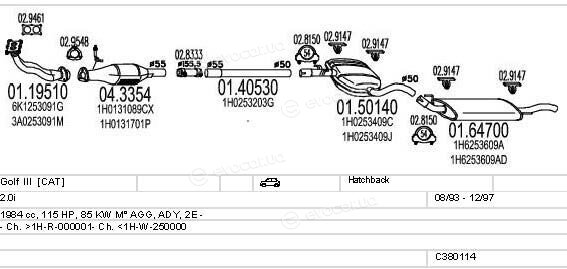 MTS C380114005015