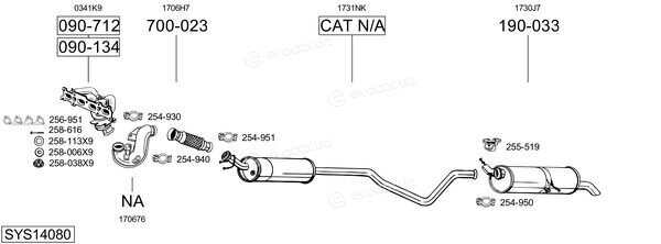 Bosal SYS14080