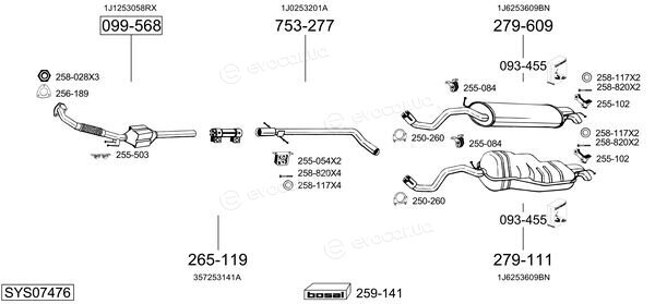 Bosal SYS07476