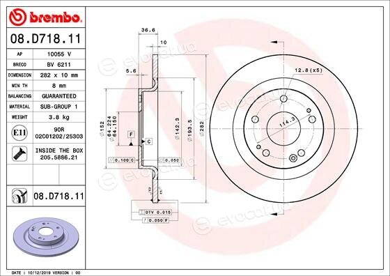 Brembo 08.D718.11