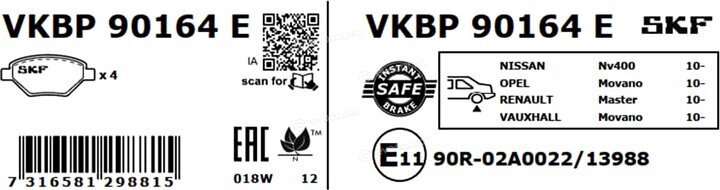 SKF VKBP 90164 E
