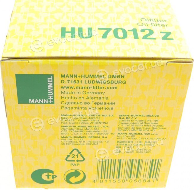 Mann HU 7012 z