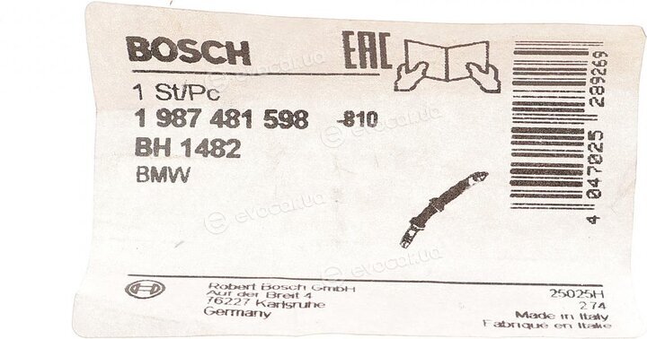 Bosch 1 987 481 598