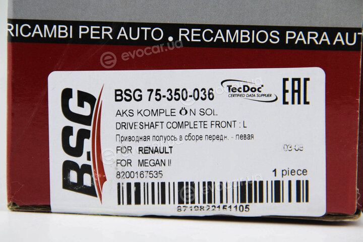 BSG BSG 75-350-036