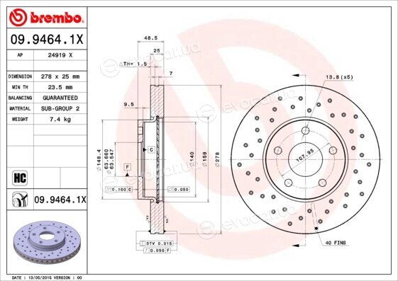 Brembo 09.9464.1X