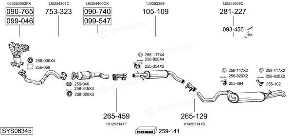 Bosal SYS06345