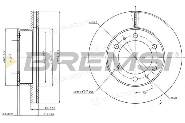 Bremsi CD7783V