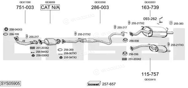 Bosal SYS05905