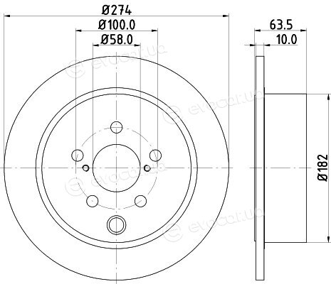 Hella Pagid 8DD 355 120-341