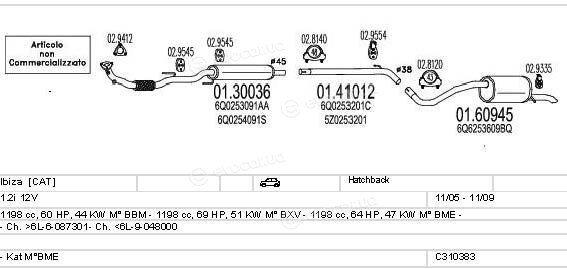 MTS C310383019823