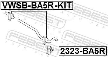 Febest VWSB-BA5R-KIT