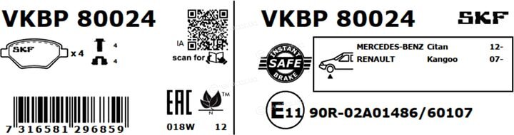 SKF VKBP 80024