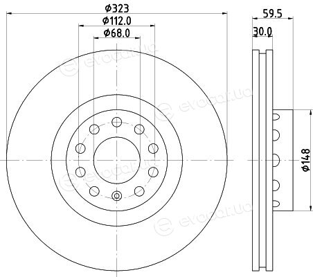 Hella Pagid 8DD 355 118-611