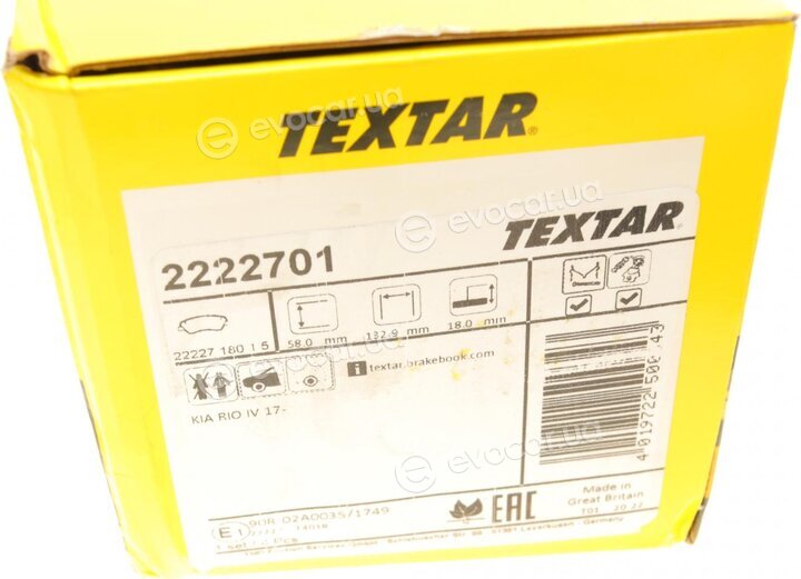 Textar 2222701