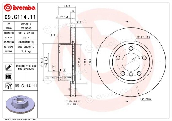 Brembo 09.C114.11