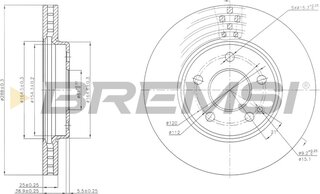 Bremsi CD7316V