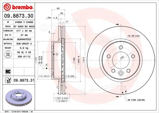 Brembo 09.8873.31