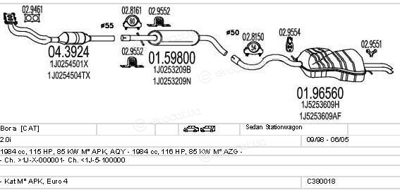 MTS C380018002809