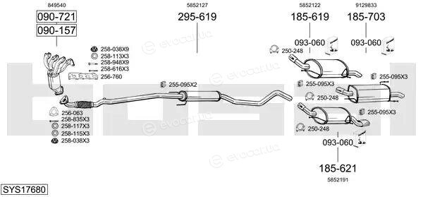 Bosal SYS17680