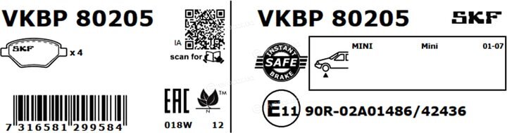 SKF VKBP 80205