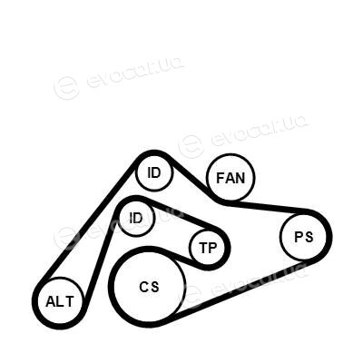 Continental 6PK2404K1