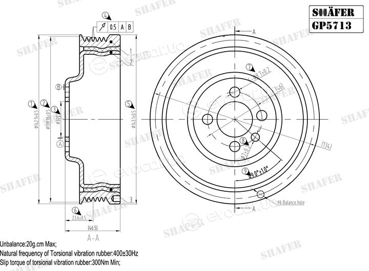 Shafer GP5713