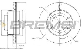 Bremsi CD7783V