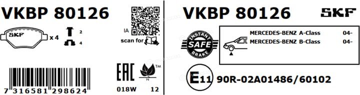 SKF VKBP 80126